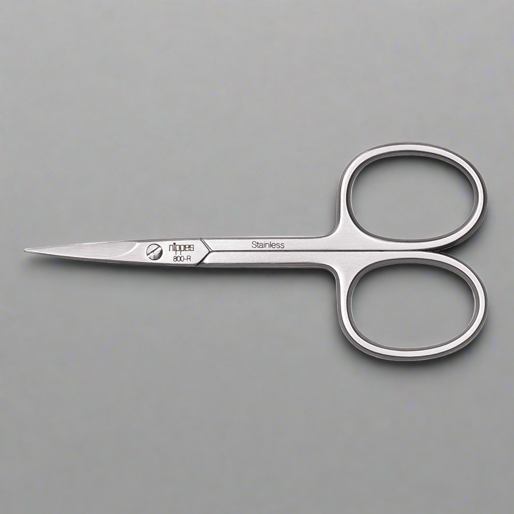 Nippes 800R Curved Cuticle Scissors – Precision for Perfect Nail Care - Tulipa Hair & Beauty