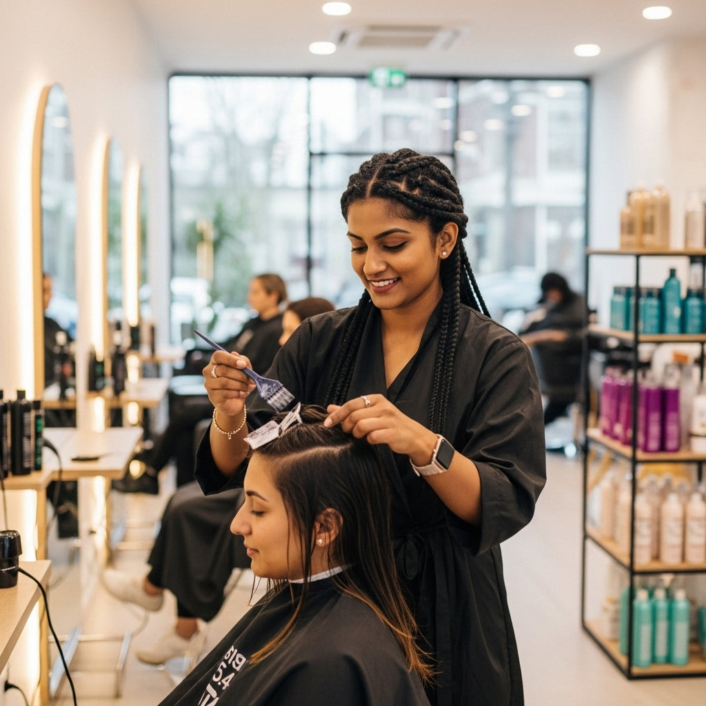 5.4 Tricolor Light Copper Brown Hair Colour w/o ammonia & PPD - 196ml - Tulipa Hair & Beauty