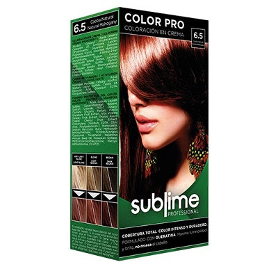 6.5 - Natural Mahogany Hair Color Cream - 50ml - Tulipa Hair & Beauty