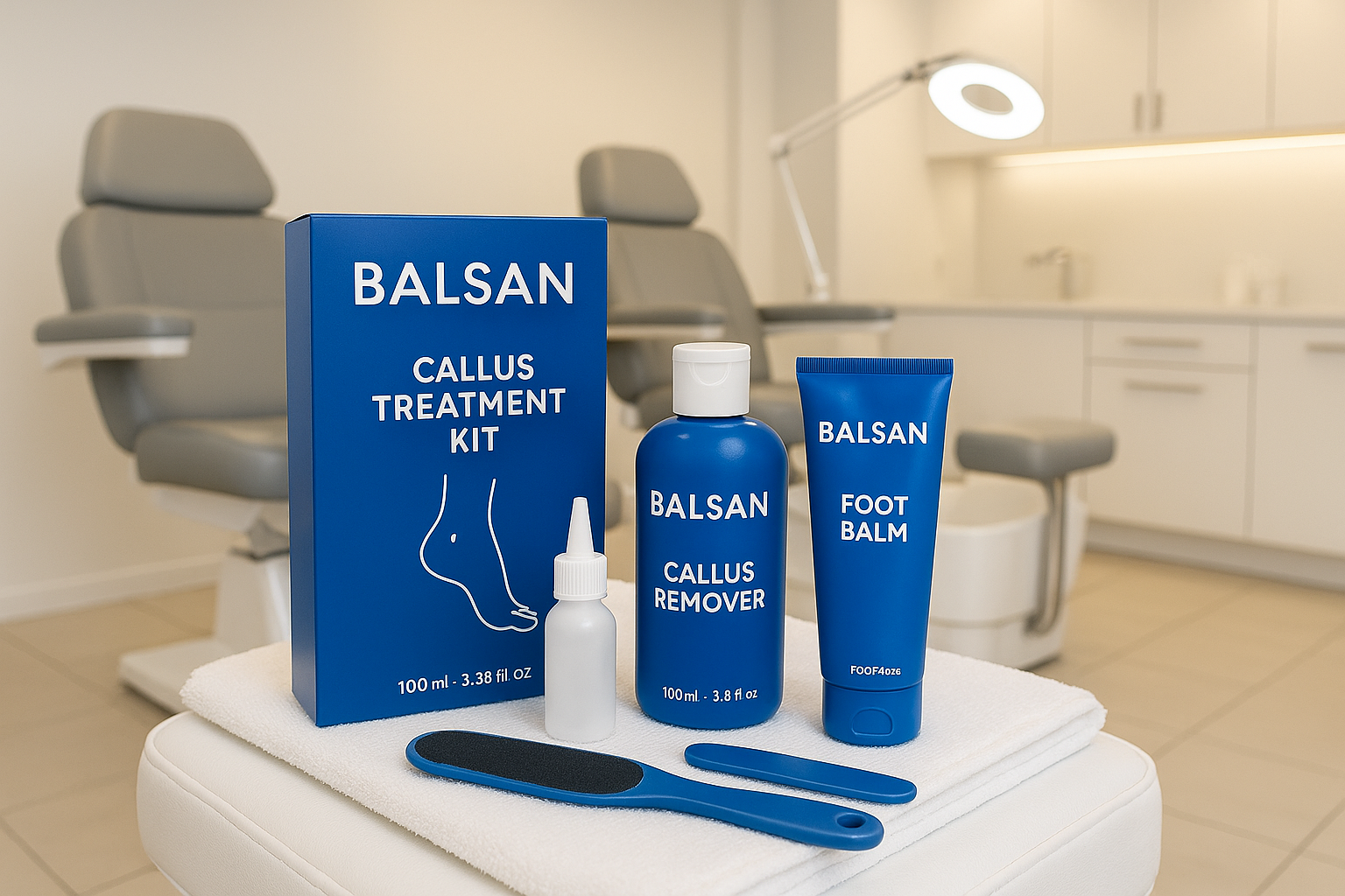 Professional Balsan Callus Treatment Kit - Complete Foot Care Solution - Tulipa Hair & Beauty