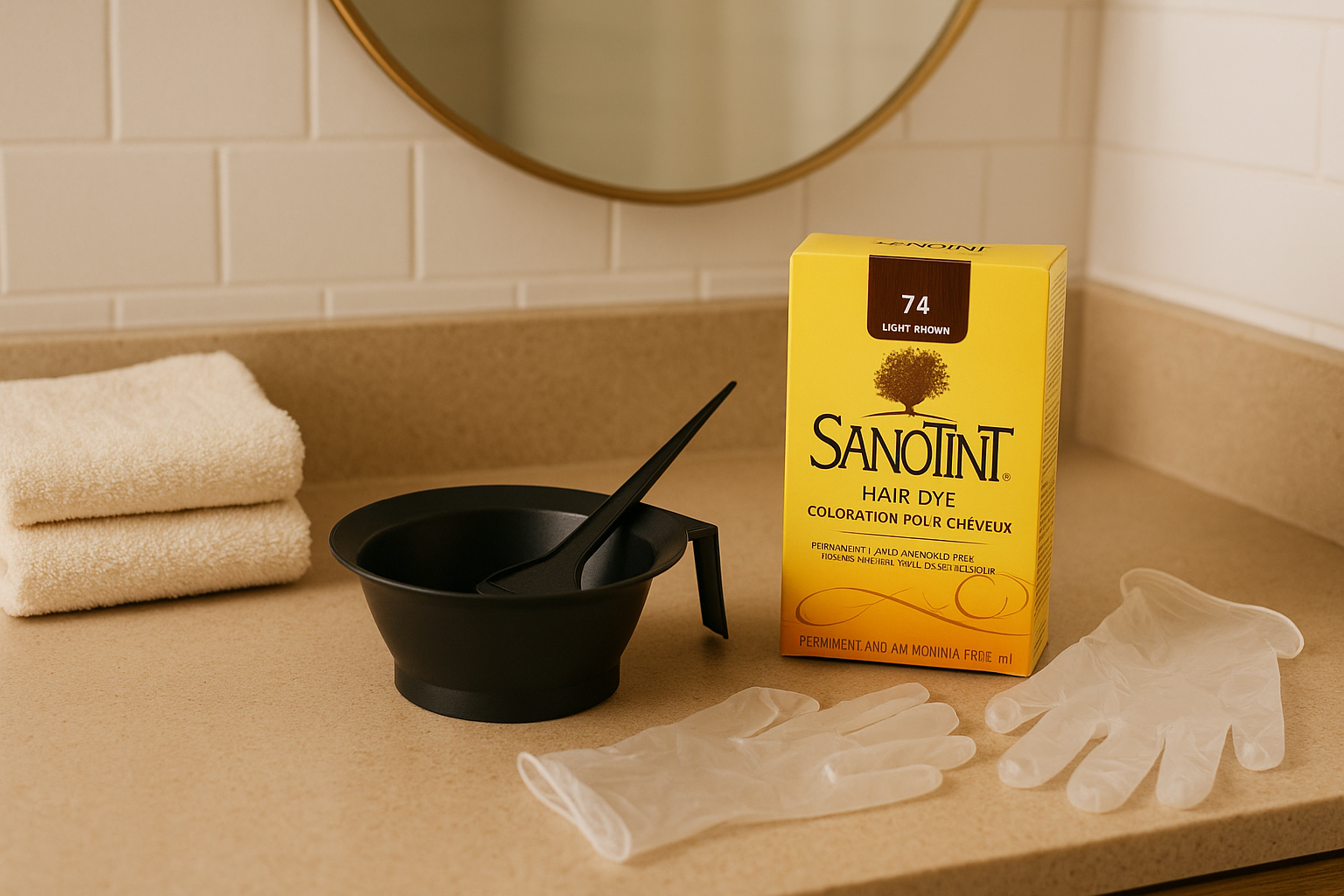 Sanotint 74 Light Brown Hair Dye | PPD-Free - Tulipa Hair & Beauty