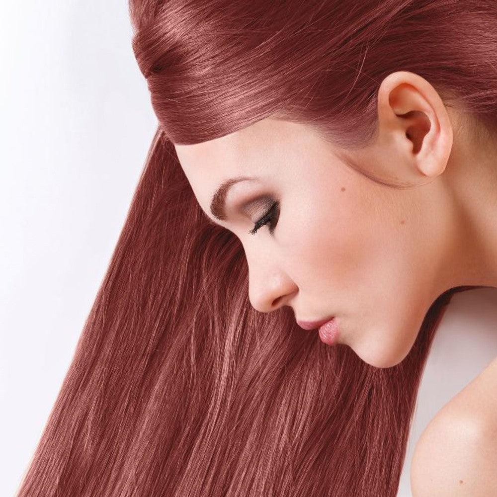 Sanotint 29 Classic Dark Copper Blonde hair dye box – ammonia-free copper blonde hair colour with golden millet extract