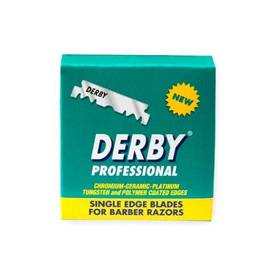 Derby single edge blades very popular with hairdressers and barbers