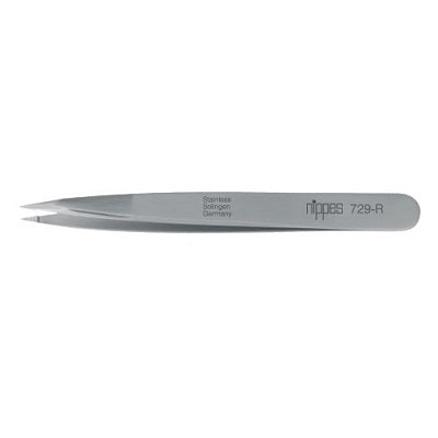 Nippes Solingen 729 pointed stainless steel tweezers – precision tool for ingrown hair and splinters