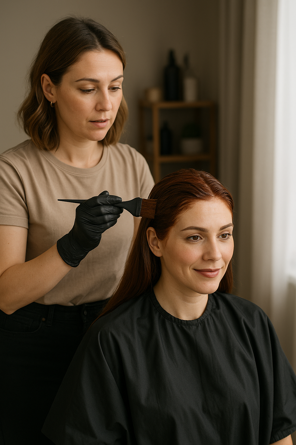 5.4 Tricolor Light Copper Brown Hair Colour w/o ammonia & PPD - 196ml - Tulipa Hair & Beauty 