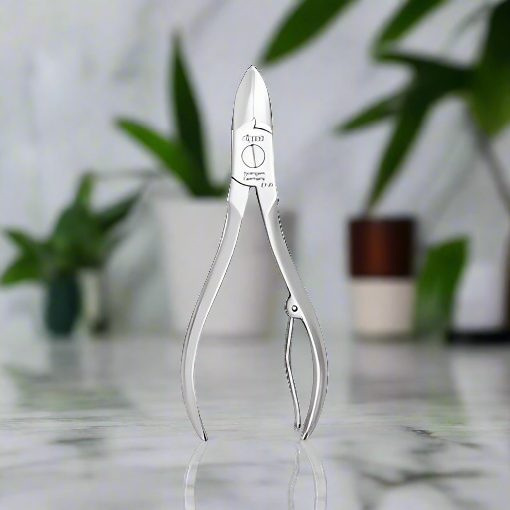 27R Nippes Stainless Steel Nail Pliers – Precision Cutting for Thick Nails - Tulipa Hair & Beauty 