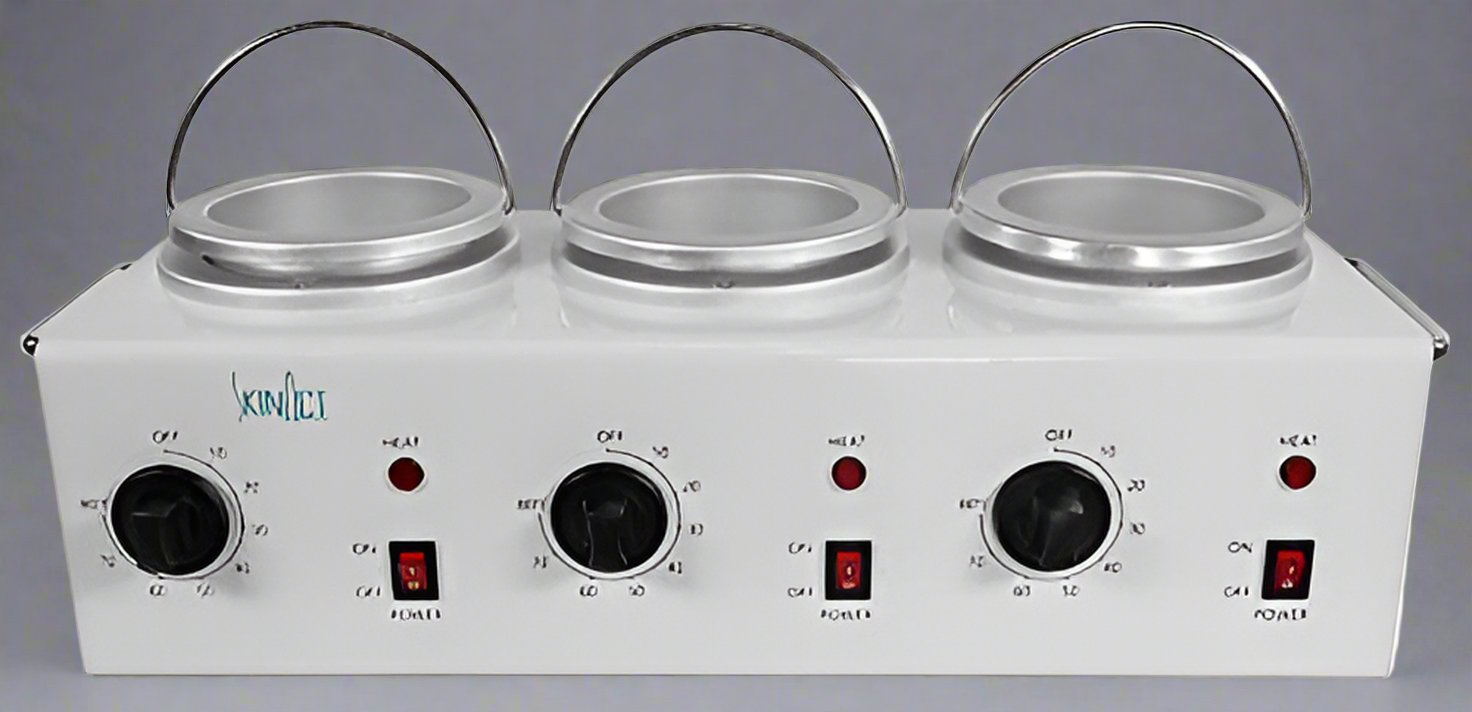 Triple Pot wax warmer for Beauty Salons - Tulipa Hair & Beauty 
