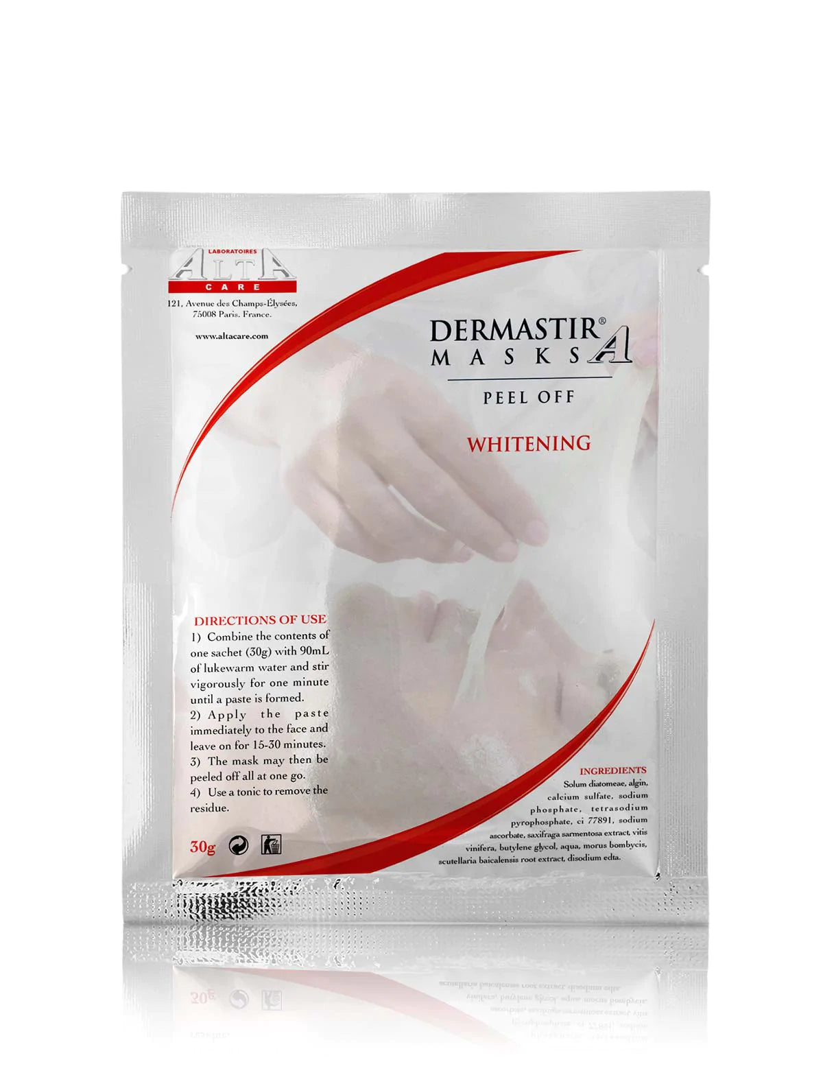 Dermastir Whitening Peel Off Face Mask - 30g - Tulipa Hair & Beauty 