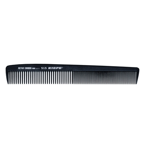 Kiepe professional hairdressing comb in black – salon tool for cutting and styling