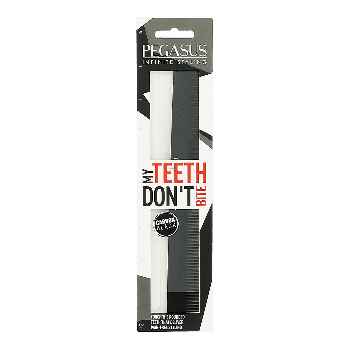 Pegasus Hard Rubber Comb S210 (available in silver) - Tulipa Hair & Beauty 